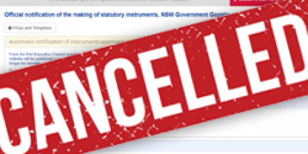 Cancellation of exemption graphic
