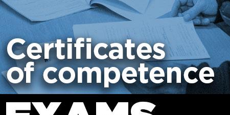 Certificate of competence exams resume promo graphic
