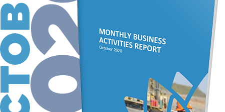 October 2020 business activities report