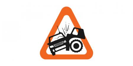 Roads or other vehicle operating areas icon