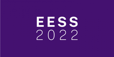 Text that reads "EESS 2022" on a purple background.