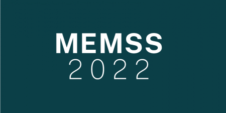 Text that reads "MEMSS 2022" on a teal green background.