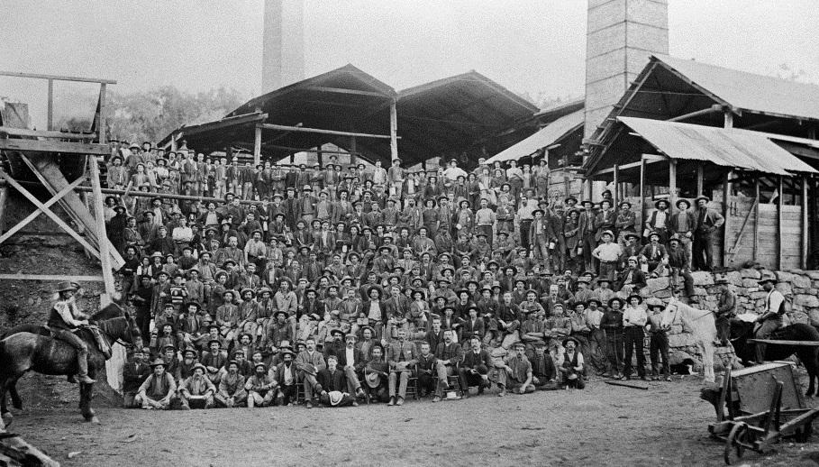 Workers at Conrad Mine in 1907